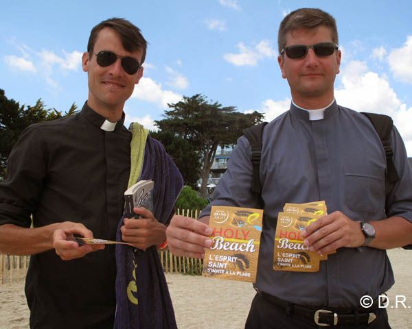 Jeunes prêtres en mission d'évangélisation Holybeach holly beach prêtres en mission