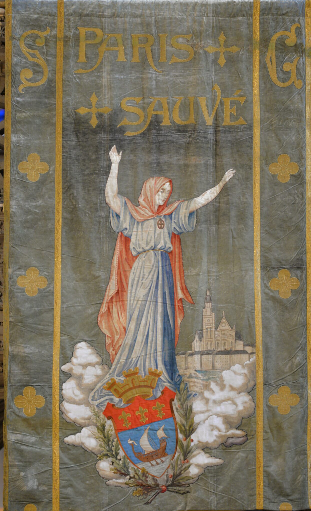 bannière sainte Geneviève_c_Marie-Christine_Bertin bannière sainte Geneviève